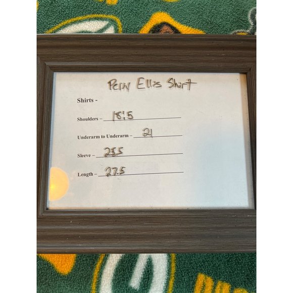 Perry Ellis Pullover Mens Medium Blue Black Microfleece Quarter Zip Long Sleeve - Picture 5 of 5